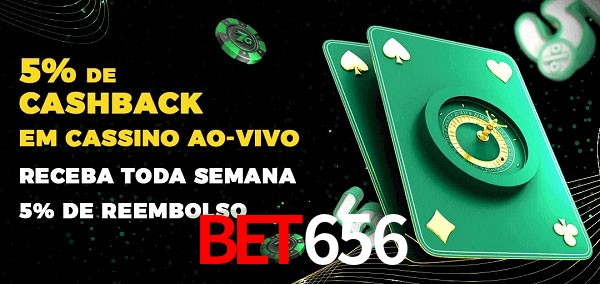 Promoções do cassino ao Vivo Bet656